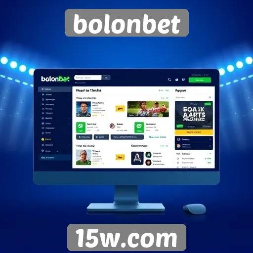 Análise da interface do usuário do site bolonbet